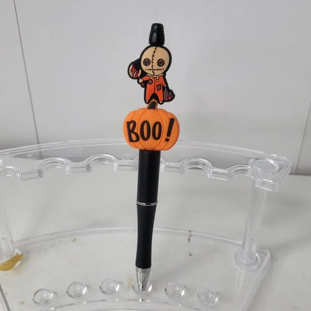 Focal Funny Beaded Pen Halloween Sam Trick or Treat Boo Pumpkin